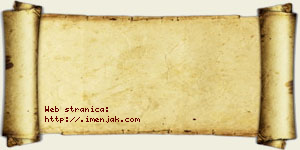 Dijana Okanović vizit kartica